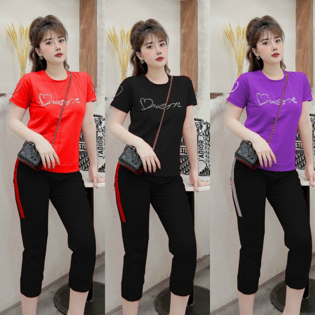 BỘ THỜI TRANG TIM THÊU - BTN418